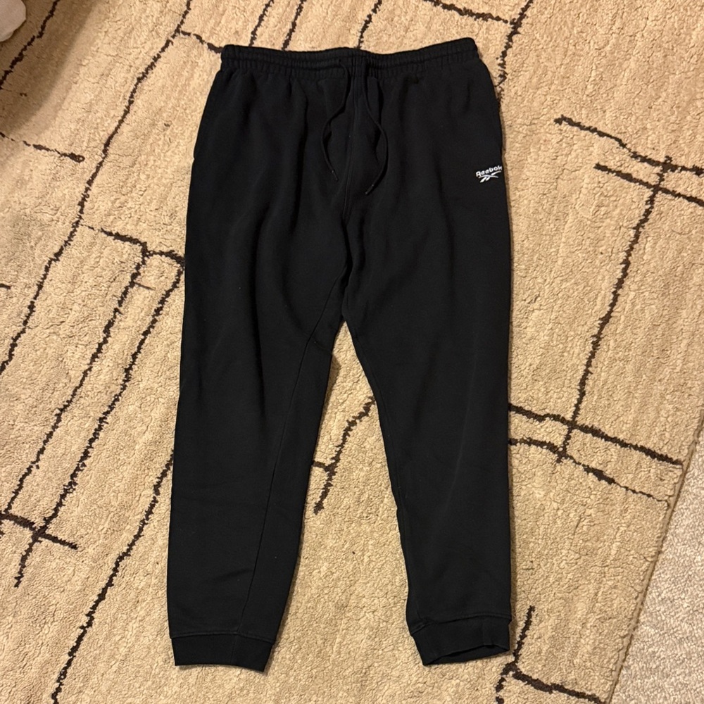 Reebok Men's Classic Black Joggers
